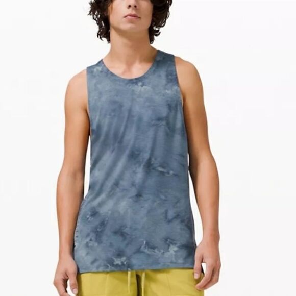 NWOT Lululemon Always Agile Tank
Diamond Dye Asphalt Grey Black Mens Sz L - Picture 1 of 9